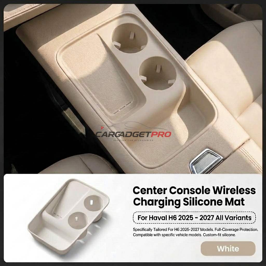 Haval H6 (2025-2026) Facelift Silicone Center Console Organizer & Cup Holder Mat Pakistan