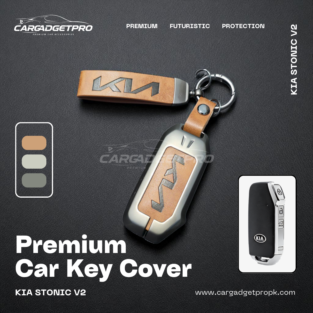 Premium Metal Leather Car Key Cover