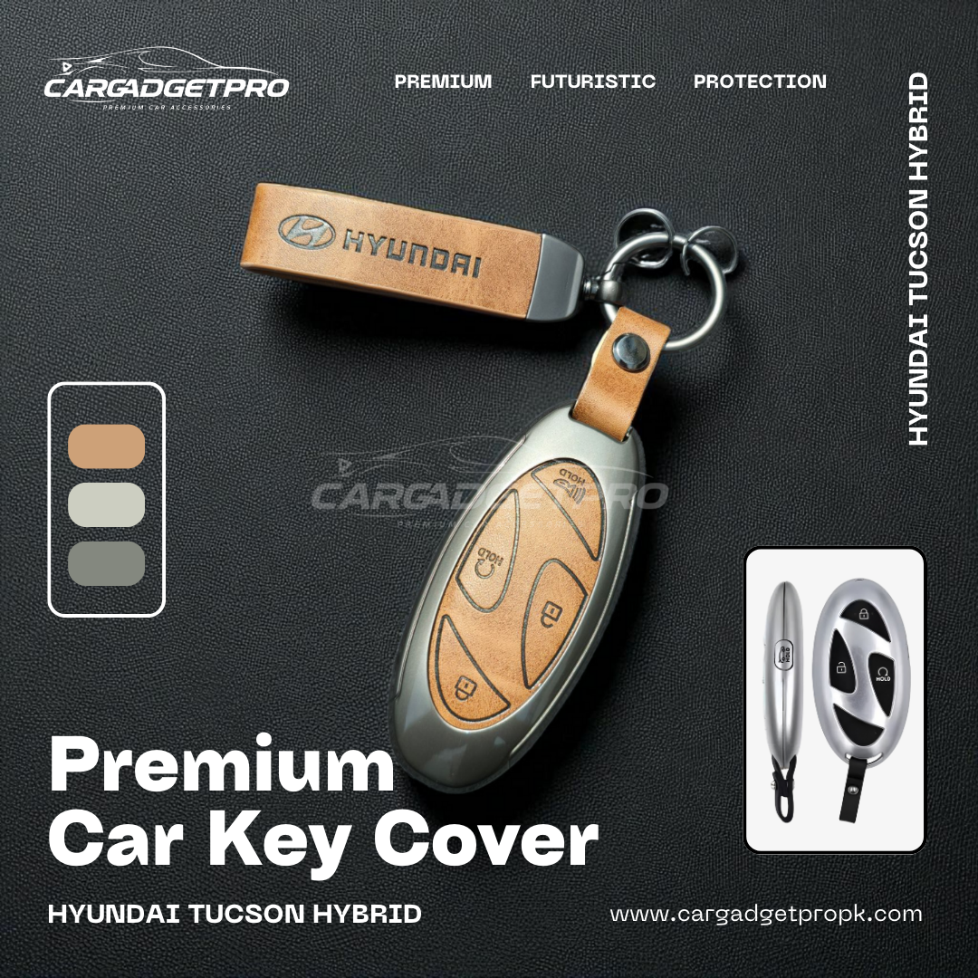 Premium Metal Leather Car Key Cover