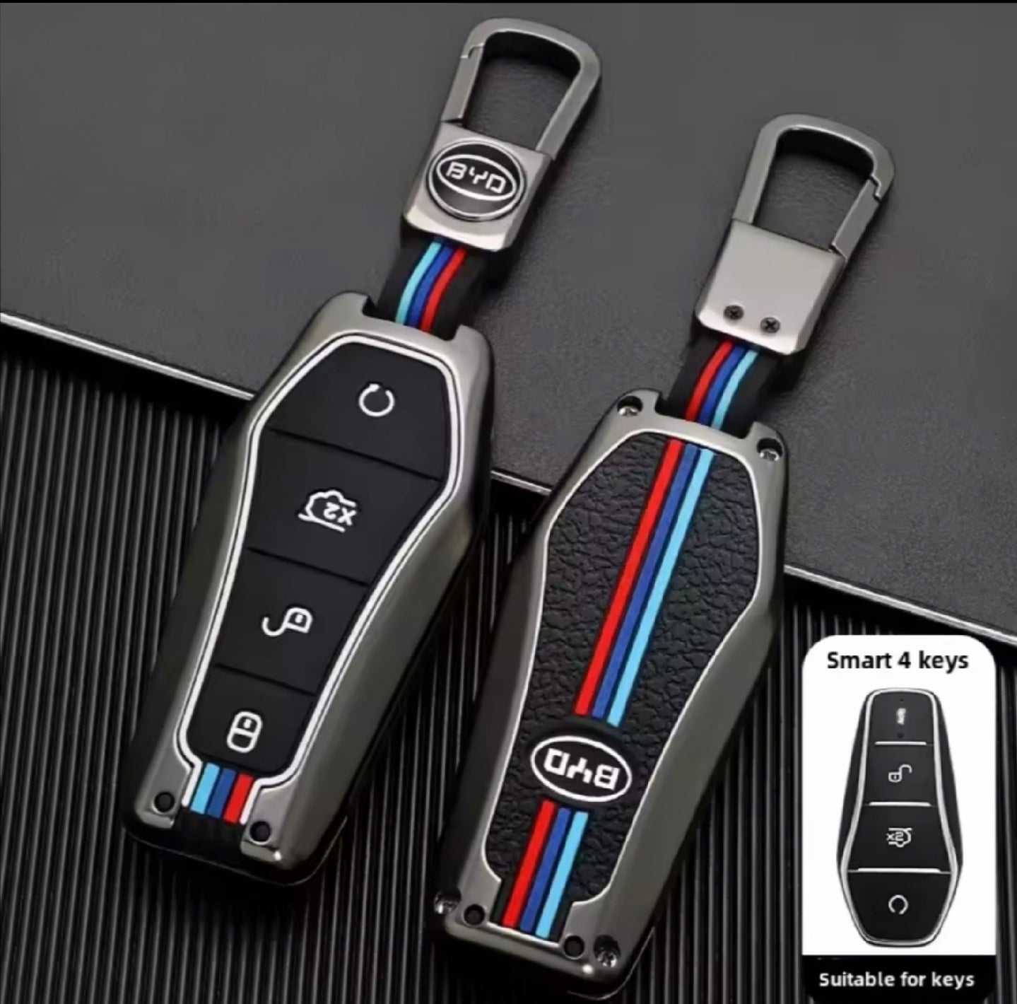 Premium Metal Car Key Case