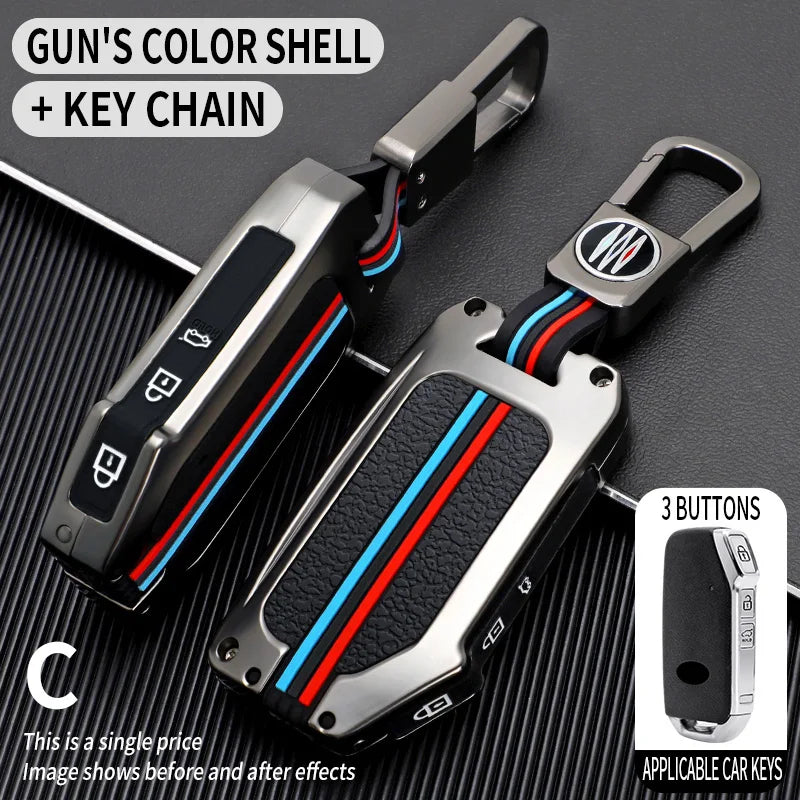 Premium Metal Car Key Case