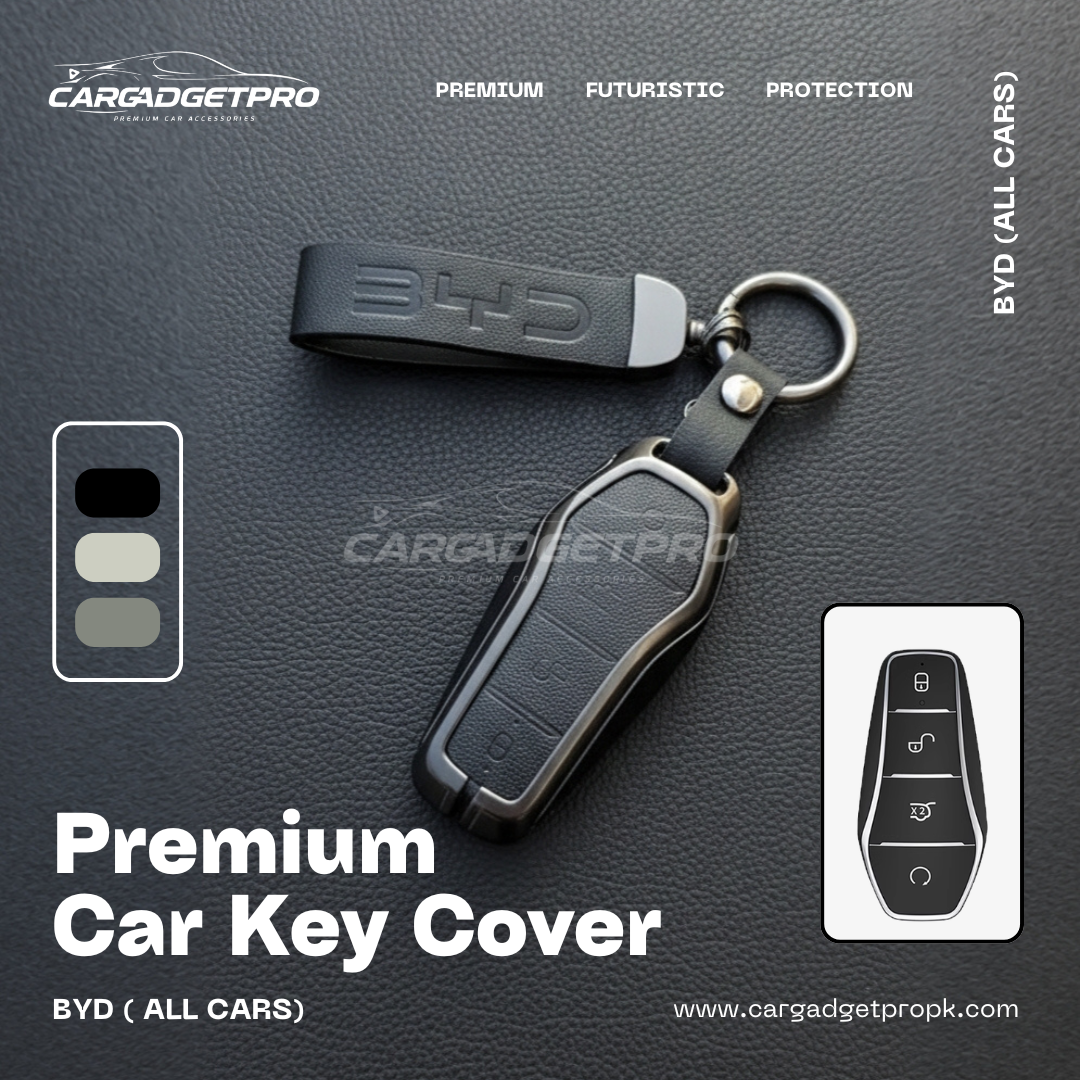 Premium Metal Leather Car Key Cover