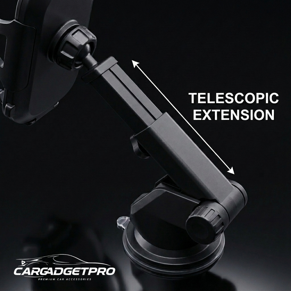 360° Rotating Car Phone Holder | Auto-Lock Technology