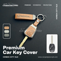 Metal Car Key Cover – Premium Leather & Alloy
