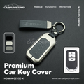 Metal Car Key Cover – Premium Leather & Alloy