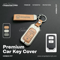 Metal Car Key Cover – Premium Leather & Alloy