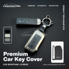 KIA Sportage L Hybrid - Metal Leather Car Key Cover
