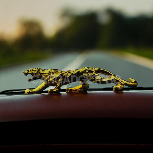 Premium Leopard Car Dashboard Figurine