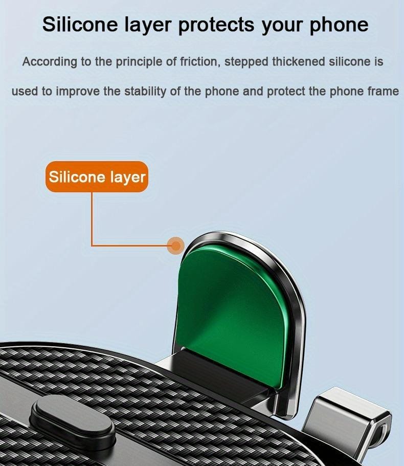 360° Rotating Car Phone Holder | Auto-Lock Technology