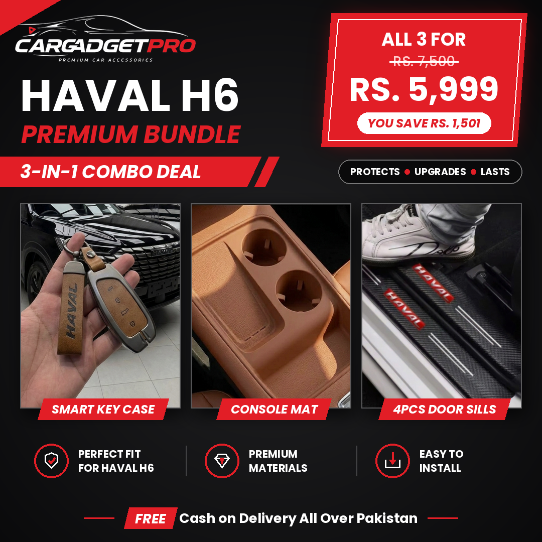 Haval H6 Premium Bundle – Key Case, Console Mat & 4Pcs Door Sills