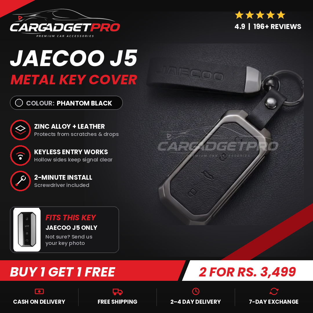 JAECOO J5 Metal Key Cover – Buy 1 Get 1 Free