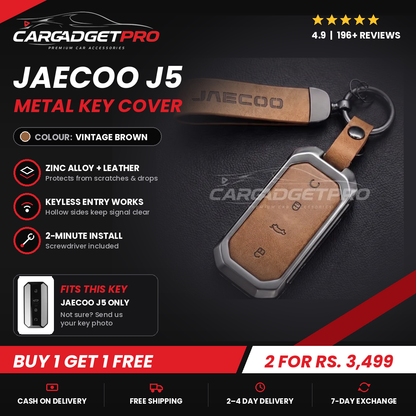 JAECOO J5 Metal Key Cover – Buy 1 Get 1 Free