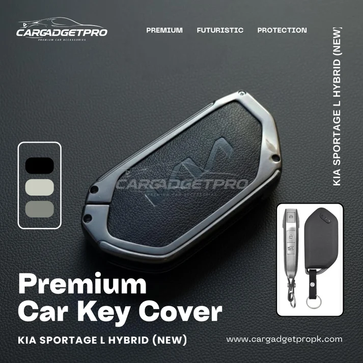 Metal Car Key Cover – Premium Leather & Alloy