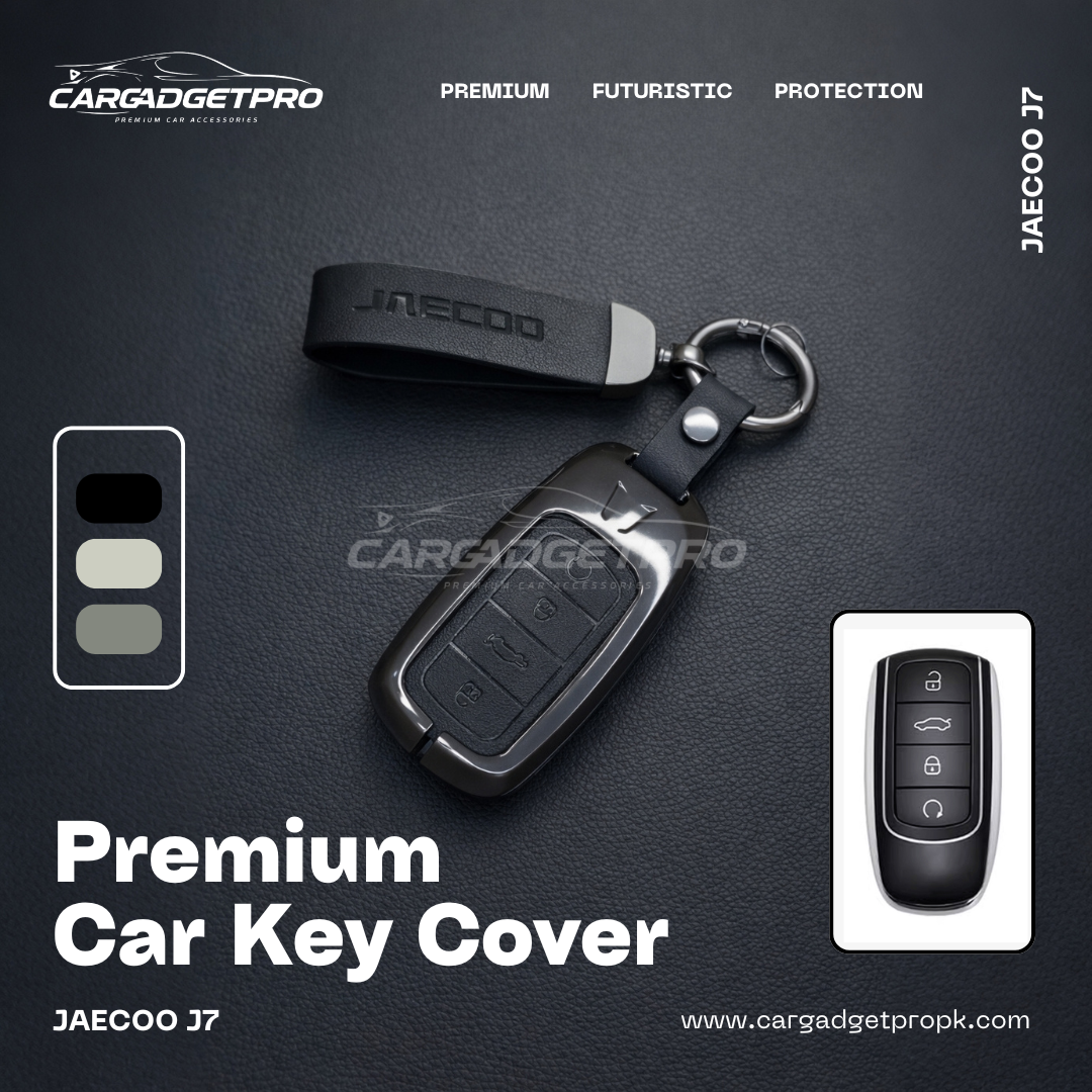 Jaecoo J7 metal car key cover black pakistan