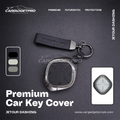 Metal Car Key Cover – Premium Leather & Alloy