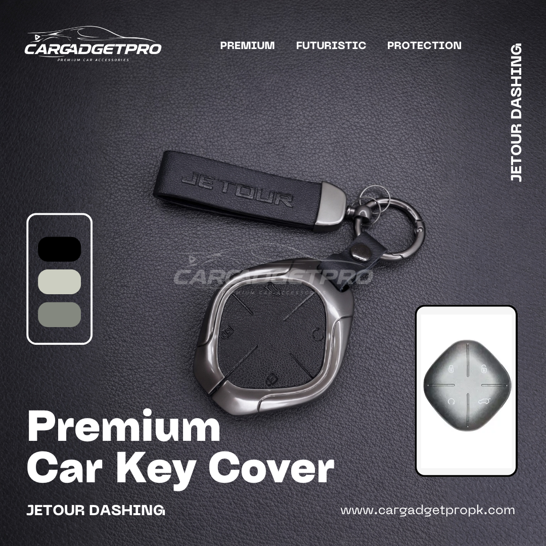 Jetour Dashing Metal Car key cover black pakistan