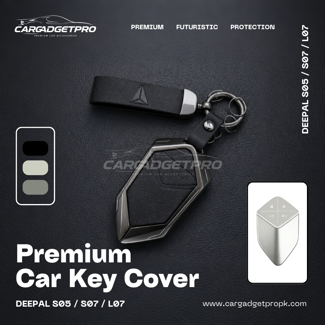 Premium Metal Leather Car Key Cover