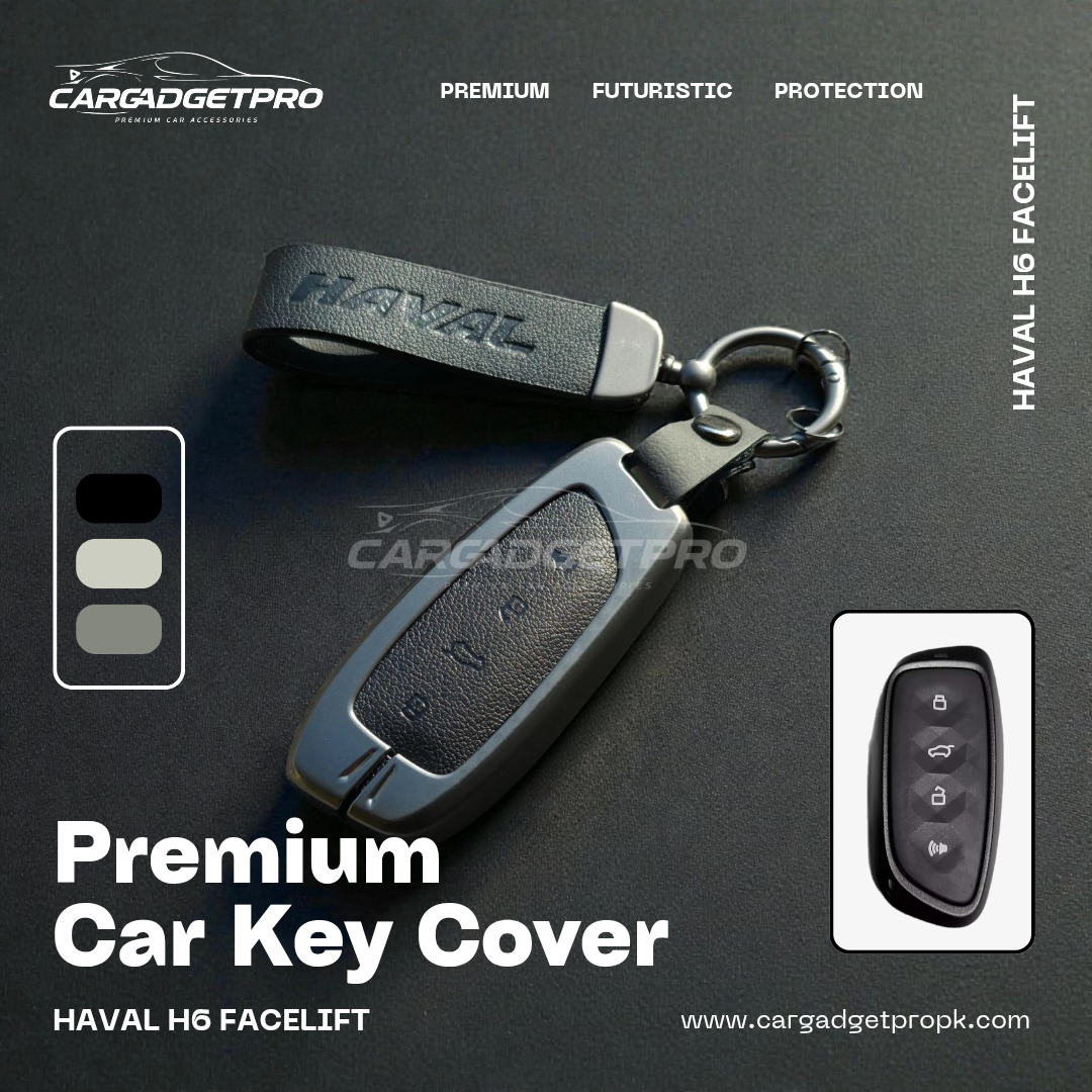 Premium Metal Leather Car Key Cover