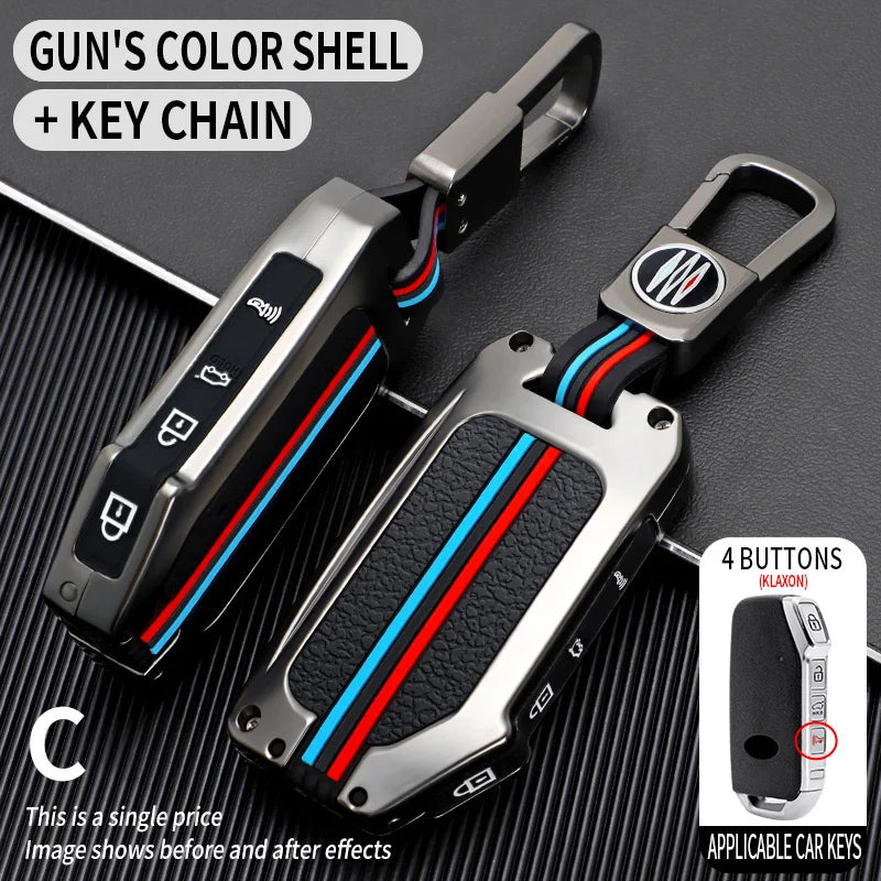 Premium Metal Car Key Case
