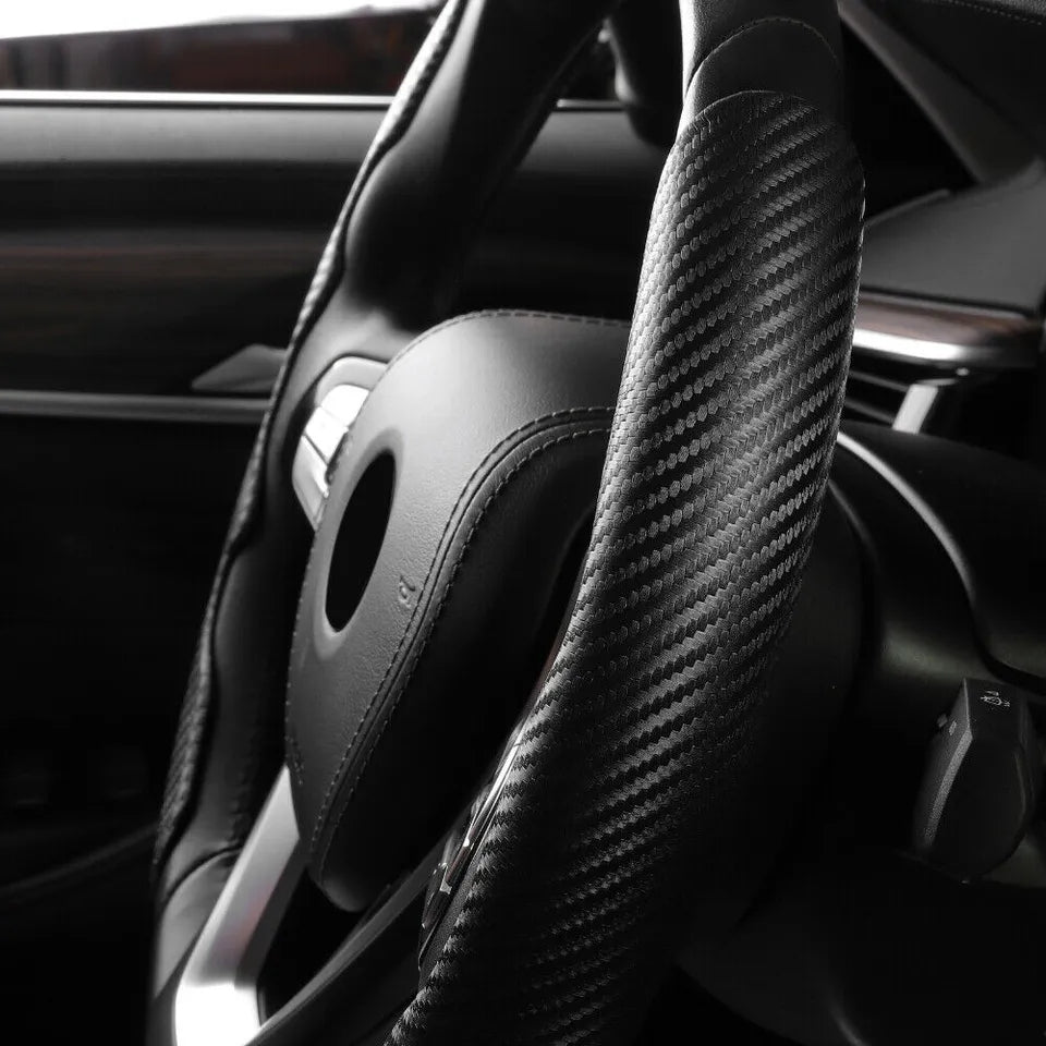 Universal Carbon Fiber Pattern Steering Cover